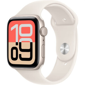 Умные часы Apple Watch SE 3 2025 44mm Starlight Aluminum Case with Starlight Sport Band