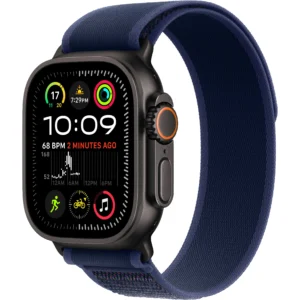 Apple Watch Ultra 2 49mm Black Titanium Blue Trail Loop