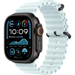 Apple Watch Ultra 2 49mm Black Titanium Ice Blue Ocean Band