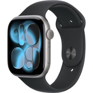Apple Watch Series 11 46mm Space Gray Aluminium Case ( Черный Глянец )