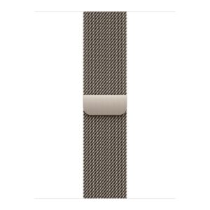 Apple Watch Series 11 42mm Natural Titanium Case with Natural Milanese Loop