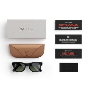 Умные очки Ray-Ban Wayfarer (Gen 2) Shiny Black G-15 Green (L)