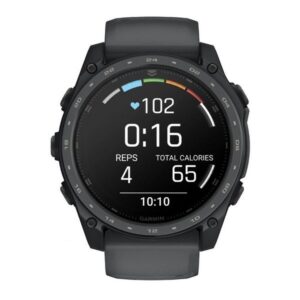 Часы Garmin Tactix 8 51mm AMOLED Cerakote Ultralight Solver Slate Gray ( серый силиконовый ремешок арт. 010-04553-01 )