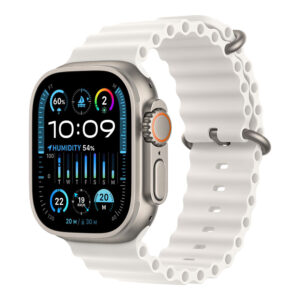 Apple Watch Ultra 2 49 mm Titanium Case White Ocean Band (Ремешок Белый)