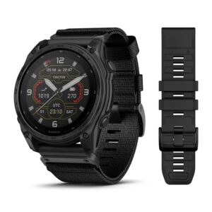 Часы Garmin Tactix 8 51mm Solar Sapphire Black (с черным ремешком арт. 010-03407-01)