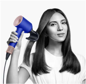 Фен Dyson Supersonic HD07/HD08 Blue/Blush ( Ярко-синий / Розовый ) С Кейсом