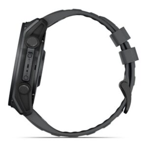 Часы Garmin Tactix 8 51mm AMOLED Cerakote Ultralight Solver Slate Gray ( серый силиконовый ремешок арт. 010-04553-01 )
