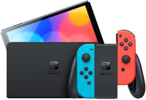 Игровая приставка Nintendo Switch Oled 256Gb Neon Red-Blue ПРОШИТАЯ