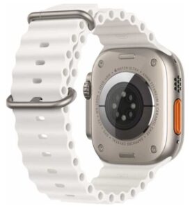 Apple Watch Ultra 49 mm Titanium Case White Ocean Band