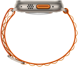Apple Watch Ultra 49 mm Titanium Case Orange Alpine Loop